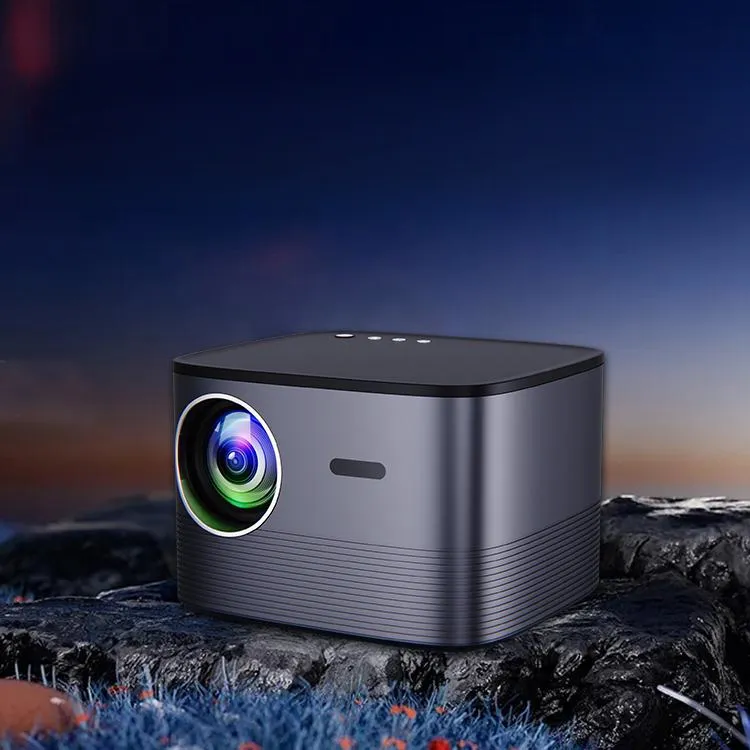 F18 Video Mini Dlp 1080P dijital profil Lazer projektör 4K ev sineması