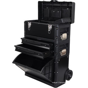 Three-Layer Combined Pull Rod <b>Toolbox</b> with Movable Wheel Multi-Function Anti-Shock Direct <b>Sale</b> - Product Image 5