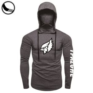 High Quality Plus Size Kids Winter Two Tone Printed <b>Fleece</b> Anime Hoodie with <b>Neck</b> <b>Warmer</b> - Product Image 1