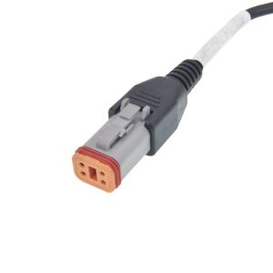 Maßgefertigtes Deutsch DT Serie <span class=keywords><strong>2</strong></span>/3/4/6/8/12 Pin Stecker-zu-Buchse Verlängerungskabel 6-Wege Auto Wasserdichter DT04/DT06 Steckverbinder Übergeformtes Kabel - Product Image 2
