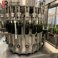 Máquina Automática para Llenado de Botellas de Vidrio para Alcohol, Línea de Embotellado de Licores con Tapón ROPP, Tapón de Rosca y Tapón de Corcho