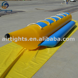 Tùy chỉnh PVC trò chơi dưới nước towable nước <span class=keywords><strong>Inflatable</strong></span> thuyền chuối - Product Image 4