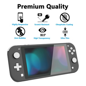Film protecteur d'écran personnalisé en couleur, protection d'écran en verre trempé 9H pour console Nintendo Switch Lite - Product Image 4