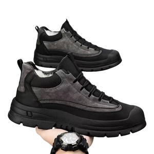 Chaussures de course d'extérieur montantes pour hommes, personnalisables, vente en gros directe usine, bottes de neige imperméables en velours pour sports d'hiver - Product Image 3