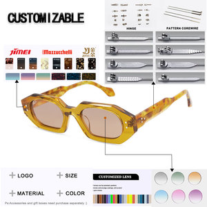 Lunettes de soleil vertes à monture géométrique, rectangulaires, protection UV400, unisexe, mode décontractée, pour adultes - Product Image 4