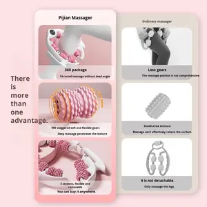 Rodillo Masajeador Circular para Piernas Cuerpo y Cuello Dispositivo Adelgazante para Músculos de Pantorrilla Brazo y Pie Ayuda para Yoga y Fitness - Product Image 3