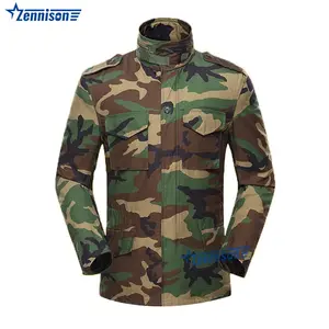 Woodland CamoTactical Field Jacket Winter Mens Jacket M65 Combat Uniform