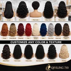 40inch Glue-free Brazilian original Indian hair wigs front lace blonde613-grade human hair wigs13x6full HDfront <strong>lacewig</strong> supplier - Product Image 5