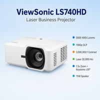 Projecteur laser Viewsonic- LS740HD/LS740W 5000 lumens ANSI Full HD 1080P 3D Son stéréo HIFI Rapport de contraste 3000000:1 pour