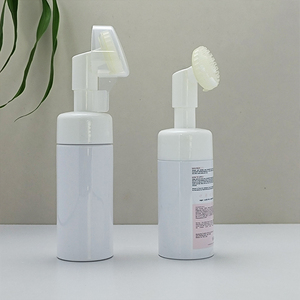 Botella vacía de 120 ml con bomba de espuma, botella de espuma esmerilada de 30 ml con bomba, recambios de espuma beige - Product Image 4