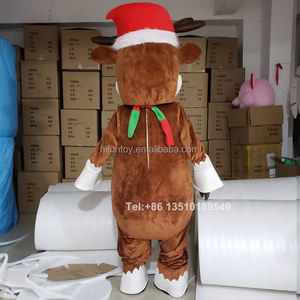 Funtoys-Elan <span class=keywords><strong>de</strong></span> Noël, <span class=keywords><strong>cerf</strong></span>, orignal, mascotte personnalisée, costume <span class=keywords><strong>de</strong></span> dessin animé pour adulte, Halloween, carnaval, anime - Product Image 3
