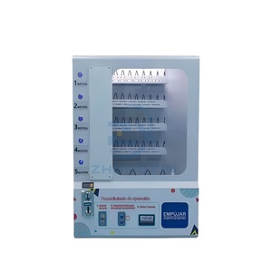 Máquina expendedora montada en la pared de autoservicio las 24 horas, pequeña máquina expendedora de productos para mujeres, proveedor de almohadillas sanitarias - Product Image 1