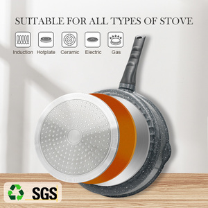 Sanlang bếp có thể tháo rời xử lý chậu và chảo Die-cast aluminum11pcs Cookware <span class=keywords><strong>Set</strong></span> không dính - Product Image 2