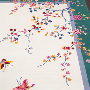 Bộ sưu tập của tay dệt handknotted làm len khu vực Thảm hiện đại làm bằng tay len và Vàng Trung Quốc thảm - Product Image 6