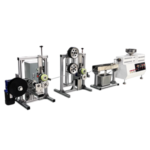 Ligne de production de filament 3D en petite série, extrudeuse de laboratoire pour la fabrication de filament en plastique recyclé - Product Image 1