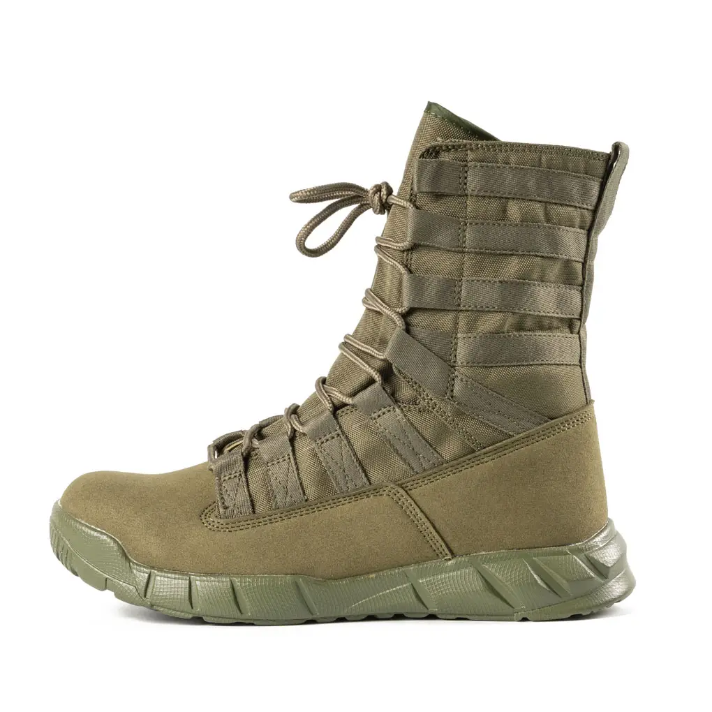 Coyote Beige Tactical Boots Black Leather Combat Boots For Men Green Boot