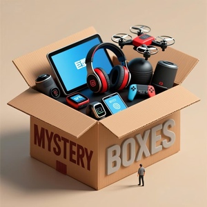 Ailestecca <span class=keywords><strong>overstock</strong></span> giải phóng mặt bằng bí ẩn hộp điện tử 100pcs sẵn sàng tàu hỗn hợp 5g e-SIM tai nghe tiện ích cho dropshipping - Product Image 3