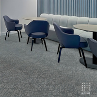 Dalles de moquette modulaires commerciales en boucle de qualité supérieure, insonorisées, pour bureaux
