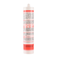 Scellant en silicone ignifuge écologique LINGTAI L-119 haute température FV-0, 300 ml, pour travaux de menuiserie et de construction