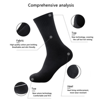 Chaussettes de sport unisexes personnalisables pour le printemps, respirantes, antibactériennes, absorbant la transpiration, en coton pur