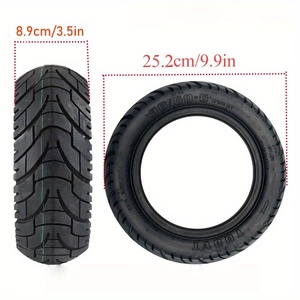 Pneu tubeless en caoutchouc synthétique 90/60-6 pour trottinette électrique de 11 pouces, pneu élargi résistant à l'usure et antidérapant, accessoires - Product Image 2
