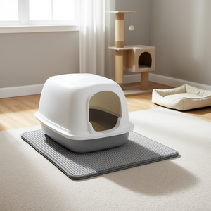 Tapis de sol Eva 35 x 45 cm gris pour litière pour chat - Product Image 3