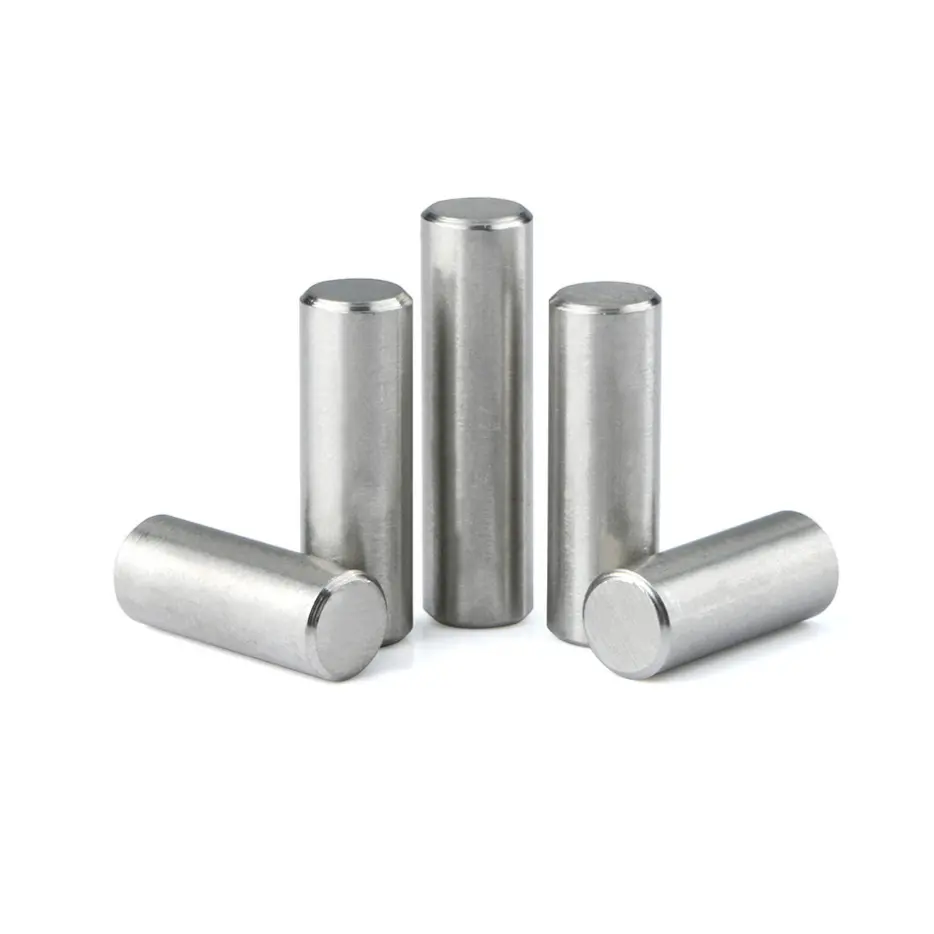 Haiyan 304 316 Stainless Steel M2 M2.5 M3 M4 M5 M6 M8 M10 Solid Cylinder Parallel Pins Dowel Pin GB119 din7