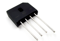 Redresseur en pont professionnel KBU1010 10A 1000V, diodes à branchement direct pour courant rectifié directeur moyen