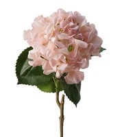 Fleur d'hortensia à toucher réel, hortensia à bord roulé, grande fleur à tête volumineuse - Style vintage, sensation tactile hydratante, décoration de table