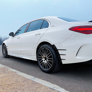 ชุดแต่งครอบช่องระบายอากาศกันชนหน้า-หลัง 4 ชิ้น สำหรับ Mercedes-Benz C-Class W206 C200 C260 C43 AMG Line ปี 2022 2023 - Product Image 6