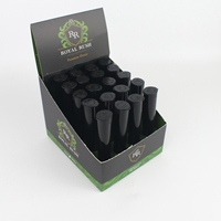 Boîtes Présentoirs de Comptoir en Carton avec Logo Personnalisé pour la Promotion de Gommes de Chanvre, Blanches Simples