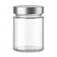 Anpassbare Größe Leeres 280ML 380ML 730ML Einmachglas mit Deckel