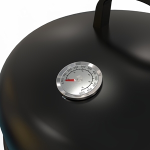 Taşınabilir Modern Krom Kaplama 3'ü 1 Arada Çelik Kamp Mangalı ve Füme Ocaklı Barbekü, Kömürlü Barbekü ve Füme Özellikleriyle Alev Güvenliği Sağlar - Product Image 3