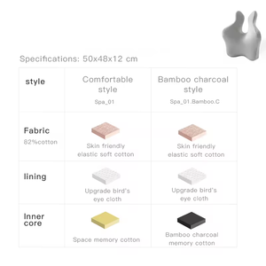 <span class=keywords><strong>Coussin</strong></span> <span class=keywords><strong>lombaire</strong></span> ergonomique en mousse à mémoire de forme pour chaise d'allaitement avec sangle réglable - Product Image 4