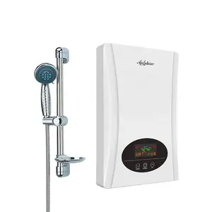IPX4 multi point shower bathroom High thermal efficiency 8kw 220V electric water heater adjust power home appliance