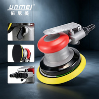Lijadora Neumática Profesional de 5 Pulgadas y 10000 RPM de Alta Velocidad, Pulidora Orbital Aleatoria Industrial para el Cuidado de la Pintura de Automóviles 901