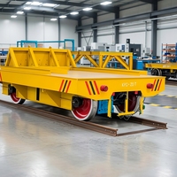 Nouvelle charrette de transport sur rail à plateau plat électrique de 50 tonnes, anti-explosion, à câble en acier, pour usine de fabrication