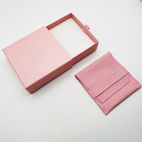 Pochette à bijoux personnalisée avec logo Hip Hop Snap, avec boîte et insert, pochettes à bijoux pour hommes
