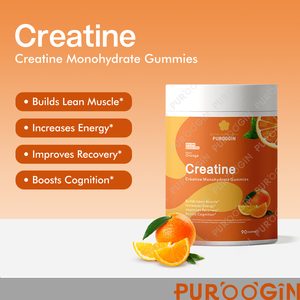 Gomitas de Monohidrato de Creatina orgánica vegetariana, suplementos de resistencia energética para el crecimiento muscular para adultos, sin gluten, bajo en azúcar - Product Image 2