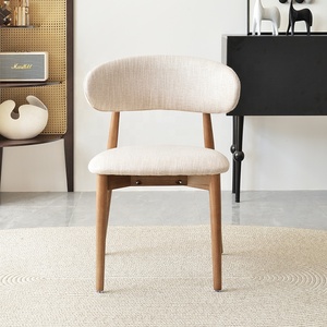 <span class=keywords><strong>Chaise</strong></span> <span class=keywords><strong>de</strong></span> <span class=keywords><strong>salle</strong></span> <span class=keywords><strong>à</strong></span> <span class=keywords><strong>manger</strong></span> moderne et simple en bois massif frêne <span class=keywords><strong>noir</strong></span> avec revêtement en cuir pour la maison, l'appartement, la cuisine et le bureau ZN 250 - Product Image 4