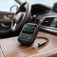 Bluetooth-audiozender en -ontvanger met kleurenscherm, ondersteuning voor verbinding met twee apparaten en weergave van realtime verbindingstatus