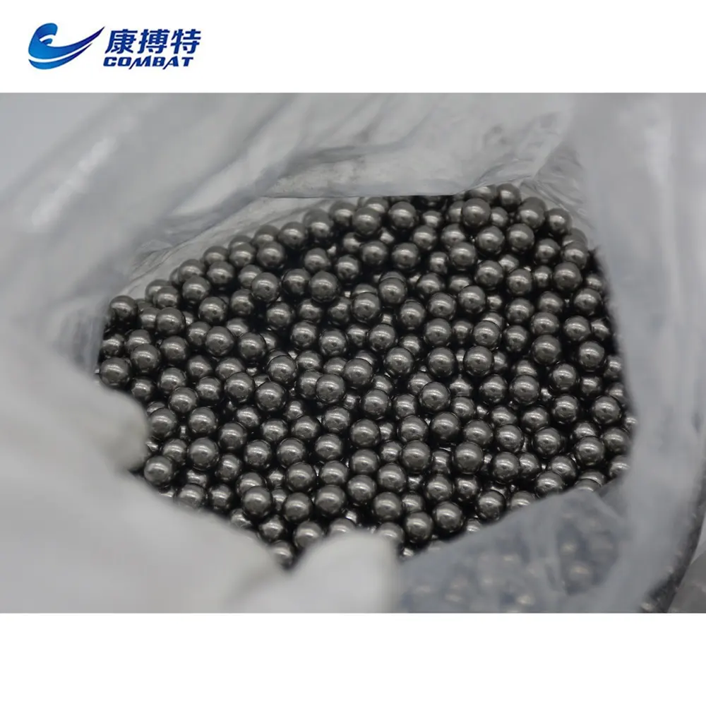 Boule de tungstène personnalisée 2.25mm 2.5mm 2.7mm boule de tungstène de haute pureté