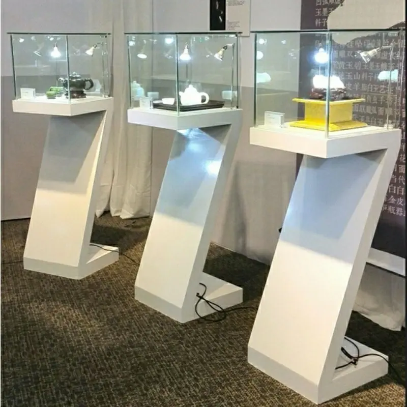 Luxury Jewel kiosk Furniture Jewelry Display Counter For Retail Jewelry Shop Design