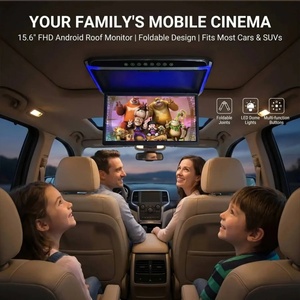 15.6'' <b>Android</b> 13 <b>Car</b> Roof Ceiling <b>TV</b> 1920*1080 Touch Screen <b>Car</b> Monitor WiFi USB HDMI Universal <b>Car</b> Multimedia Video Player - Product Image 2