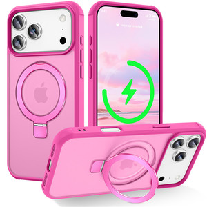 Para <span class=keywords><strong>iPhone</strong></span> 17 Funda con soporte de junta tórica magnética invisible Funda translúcida de grado militar para <span class=keywords><strong>iPhone</strong></span> 17 <span class=keywords><strong>Pro</strong></span> <span class=keywords><strong>Max</strong></span> - Product Image 3