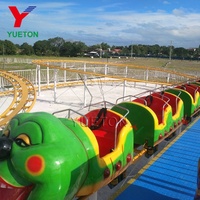 Fabricant de manèges pour parcs d'attractions : Mini-chaîne de montagnes russes pour enfants, train Wacky Worm pour aire de jeux, en vente