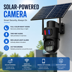 <span class=keywords><strong>Telecamera</strong></span> PTZ Solare 4G per Esterni, <span class=keywords><strong>Wireless</strong></span> WiFi, CMOS, Visione Notturna a Colori, HD, Visualizzazione Remota, Controllo tramite App Mobile - Product Image 3