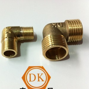DK Copper Thread Elbow Connector Male Female Right Angle Adapter For Plumbing Fixtures - Product Image 1