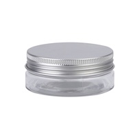 30ml 50ml 80ml 100ml cosmétique vide pot en plastique PET pour cheveux en plastique de gel de pot D'ANIMAL FAMILIER avec couvercle à vis pour la nourriture