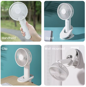 Haute qualité léger 3-en-1 Mini ventilateur électrique Portable 3 vitesses bureau voiture RV outil batterie Rechargeable Offre Spéciale pour hôtels - Product Image 2